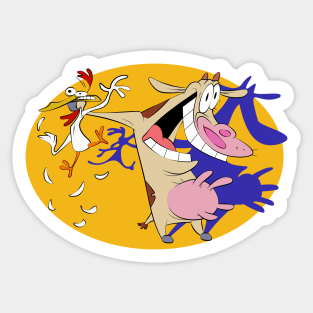 Farmyard Siblings Sticker